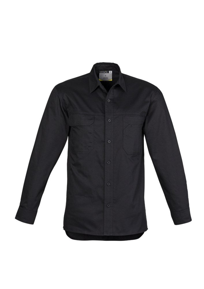 SYZMIK ZW121 L/SL LIGHTWEIGHT TRADIE SHIRT