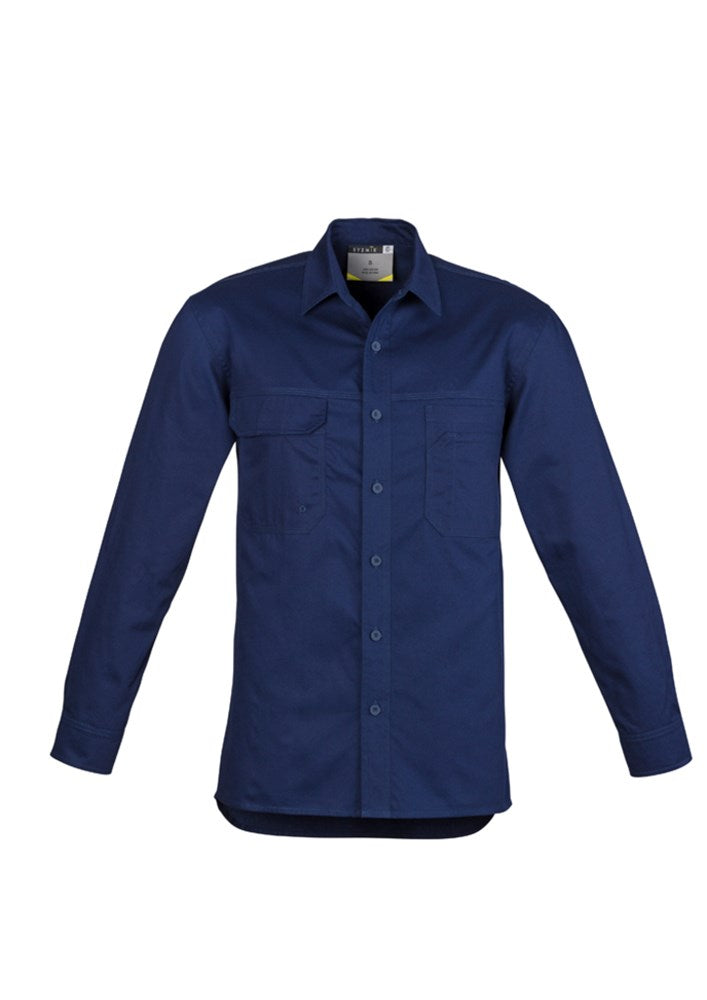 SYZMIK ZW121 L/SL LIGHTWEIGHT TRADIE SHIRT