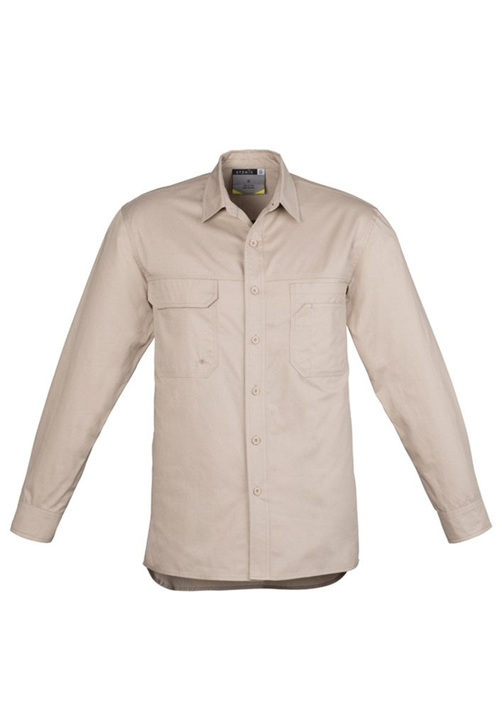 SYZMIK ZW121 L/SL LIGHTWEIGHT TRADIE SHIRT