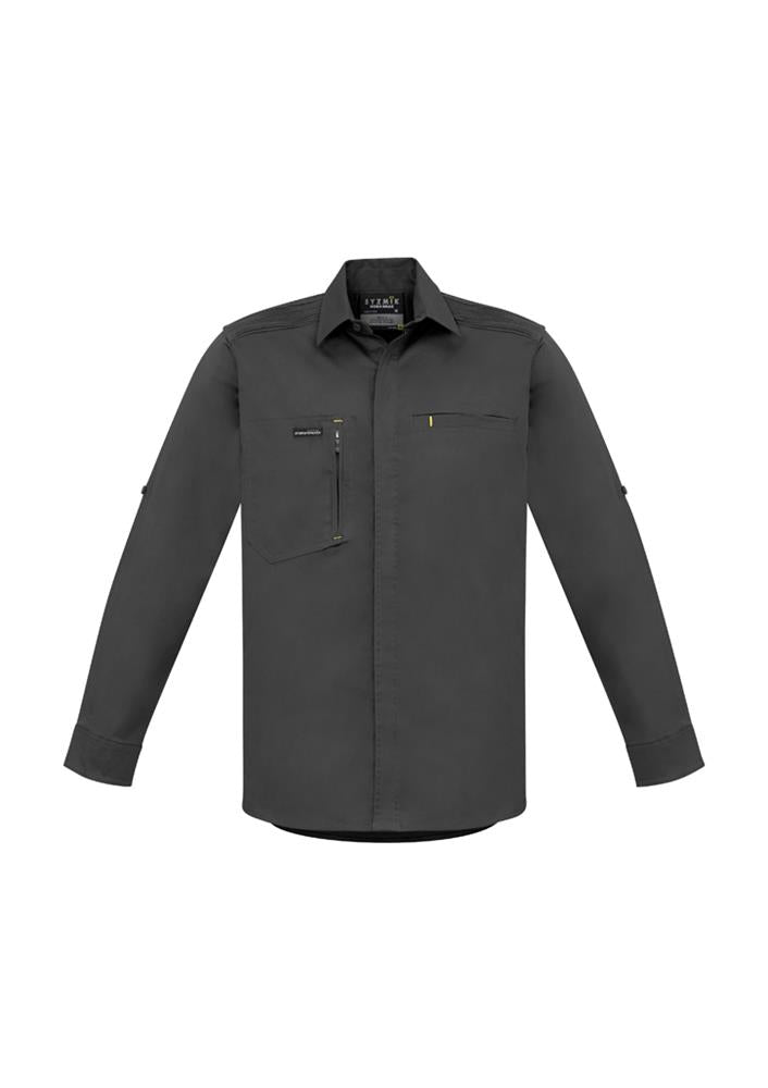 SYZMIK ZW350 MENS STREETWORX L/SL STRETCH SHIRT