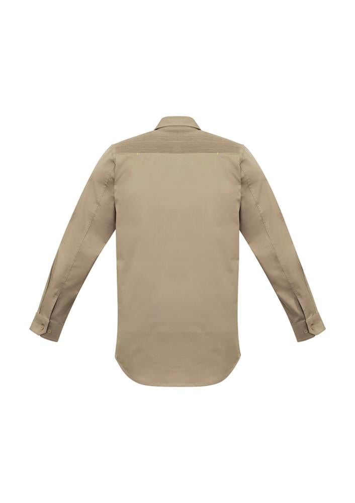 SYZMIK ZW350 MENS STREETWORX L/SL STRETCH SHIRT