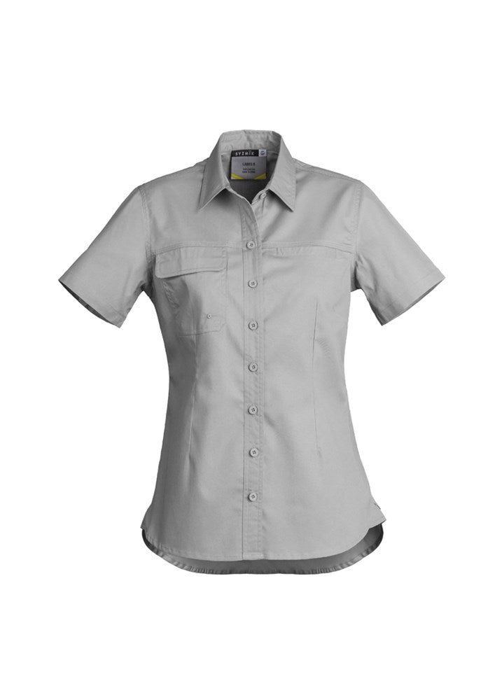SYZMIK ZWL120 WOMENS LIGHTWEIGHT TRADIE S/SL SHIRT