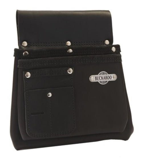 BUCKAROO NBS2B LEATHER 2 POCKET POUCH