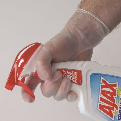 BASTION VINYL CLEAR POWDER FREE GLOVES