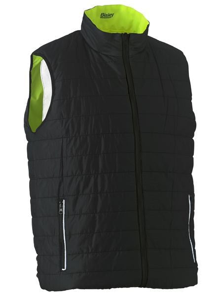 BISLEY BV0330HT REFLECTIVE HI VIS REVERSABLE PUFFER VEST