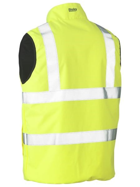 BISLEY BV0330HT REFLECTIVE HI VIS REVERSABLE PUFFER VEST