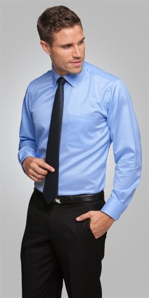 CITY COLLECTION 4111 L/SL CAPRI CHECK SHIRT