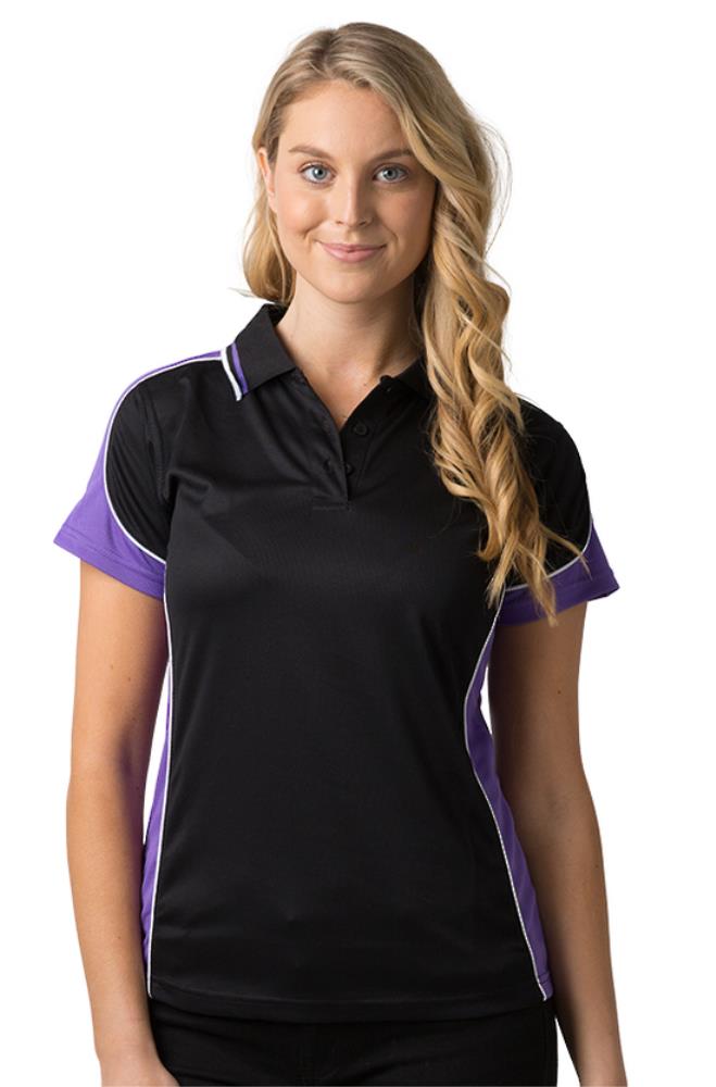 BE SEEN S/SL LADIES COOLDRY POLO