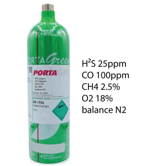PORTAGAS CG-Q34-4-PG CALIBRATION QUAD GAS CYLINDER-34LTR