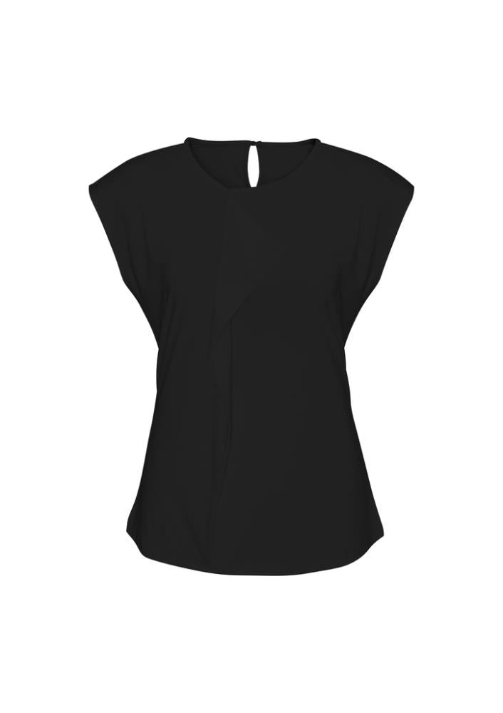 BIZ COLLECTION K624LS MIA LADIES PLEAT KNIT TOP