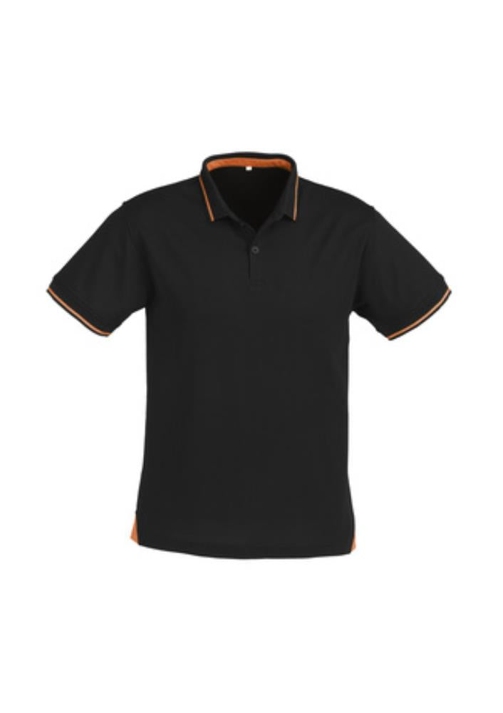 BIZ COLLECTION P226MS S/SL JET COTTON BACKED MENS POLO