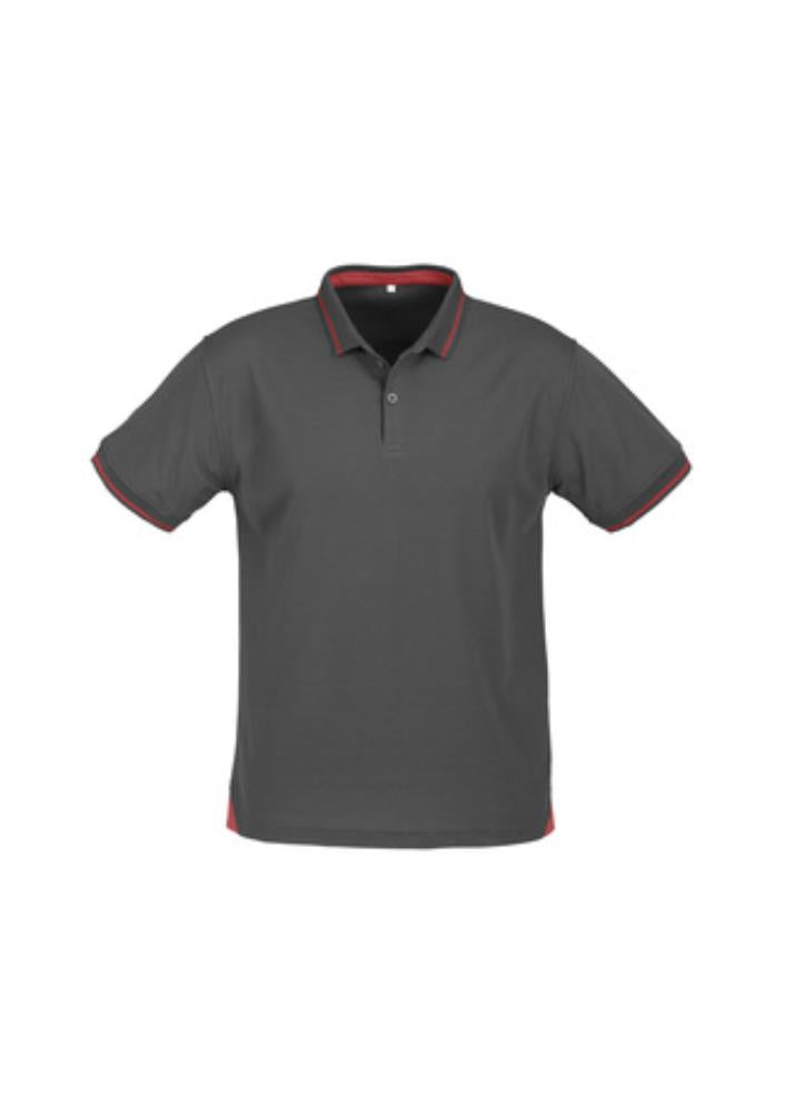 BIZ COLLECTION P226MS S/SL JET COTTON BACKED MENS POLO
