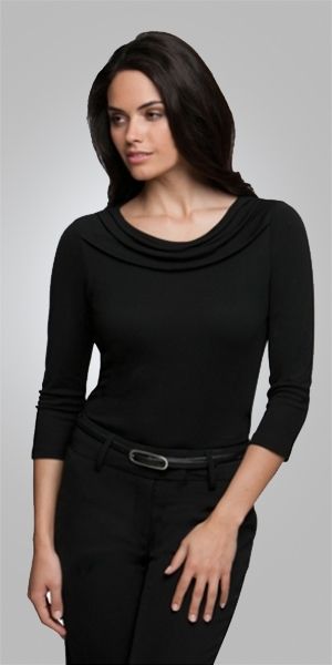 CITY COLLECTION 2226 3/4SL EVA KNIT SHIRT