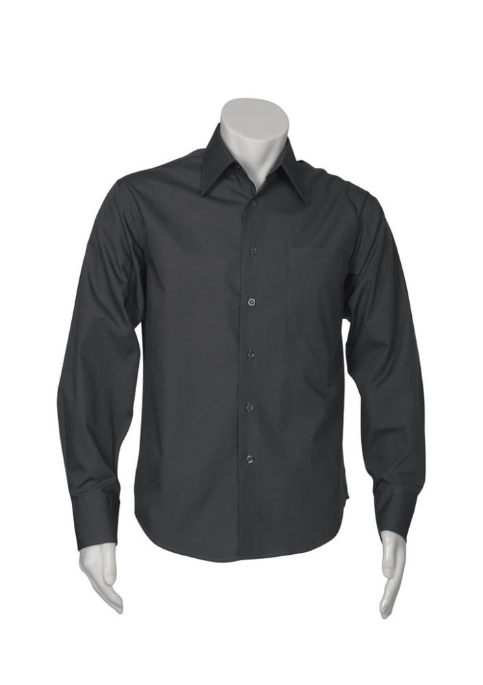 BIZ COLLECTION SH714 L/SL METRO POPLIN SHIRT