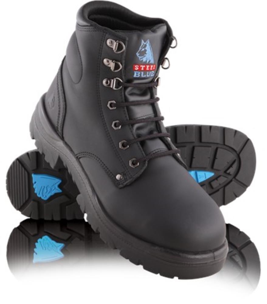 STEEL BLUE 312102 ARGYLE SAFETY BOOTS - LACE UP