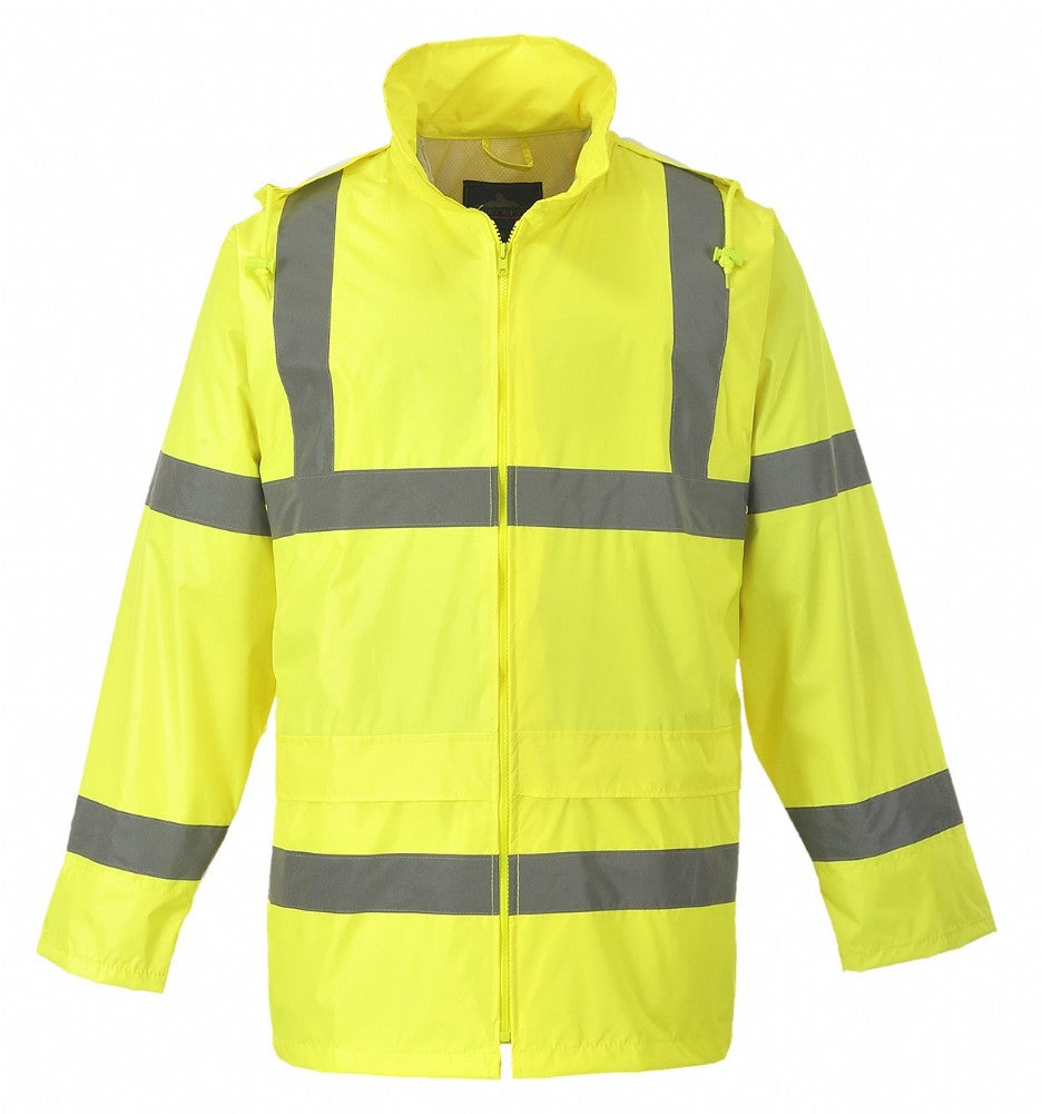 PORTWEST H440 HI-VIS REFLECTIVE RAIN JACKET