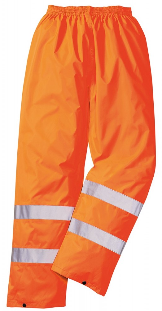 PORTWEST H441 HI VIS RAIN TROUSERS-REFLECTIVE