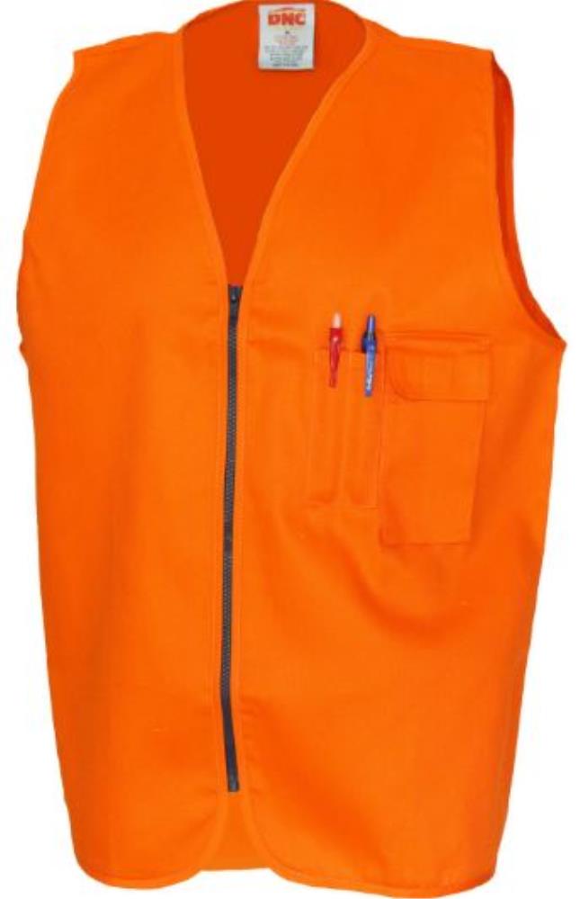 DNC 3403 PATRON SAINT HI VIS FR/ARC RATED COTTON SAFETY VEST