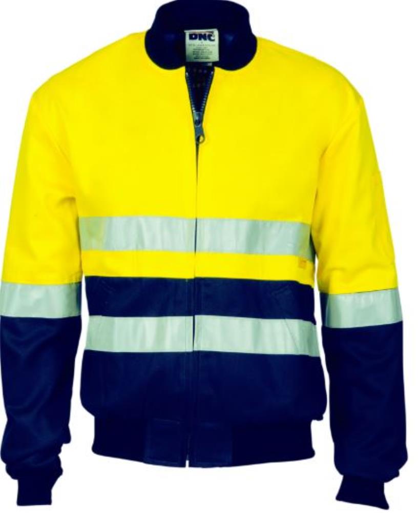 DNC 3758 REFLECTIVE HI VIS COTTON FLYING JACKET