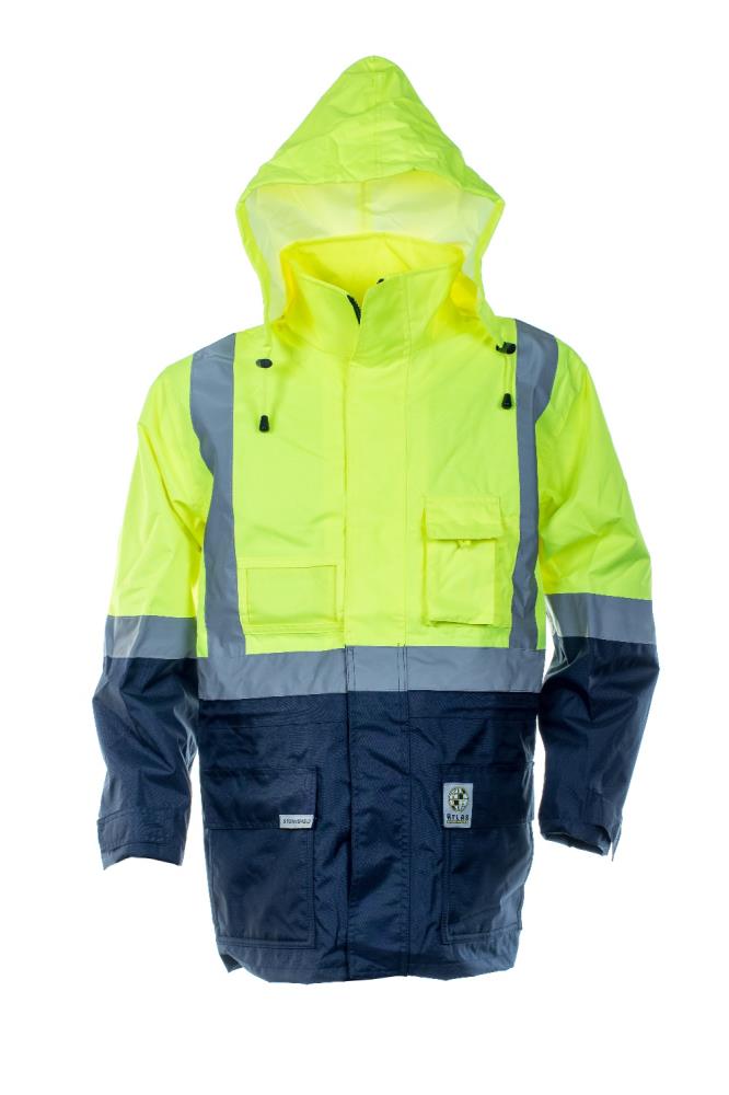 XAX REFLECTIVE HI VIS STORMSHELL JACKET All Trades Safety & Workwear