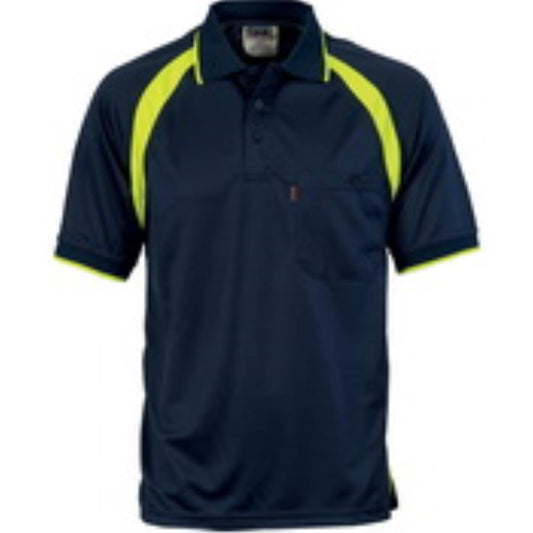 DNC 5216 S/SL CONTRAST POLO SHIRT