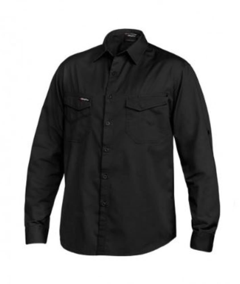 KING GEE K14350 L/SL COTTON TRADIES SHIRT