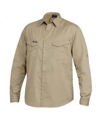 KING GEE K14350 L/SL COTTON TRADIES SHIRT