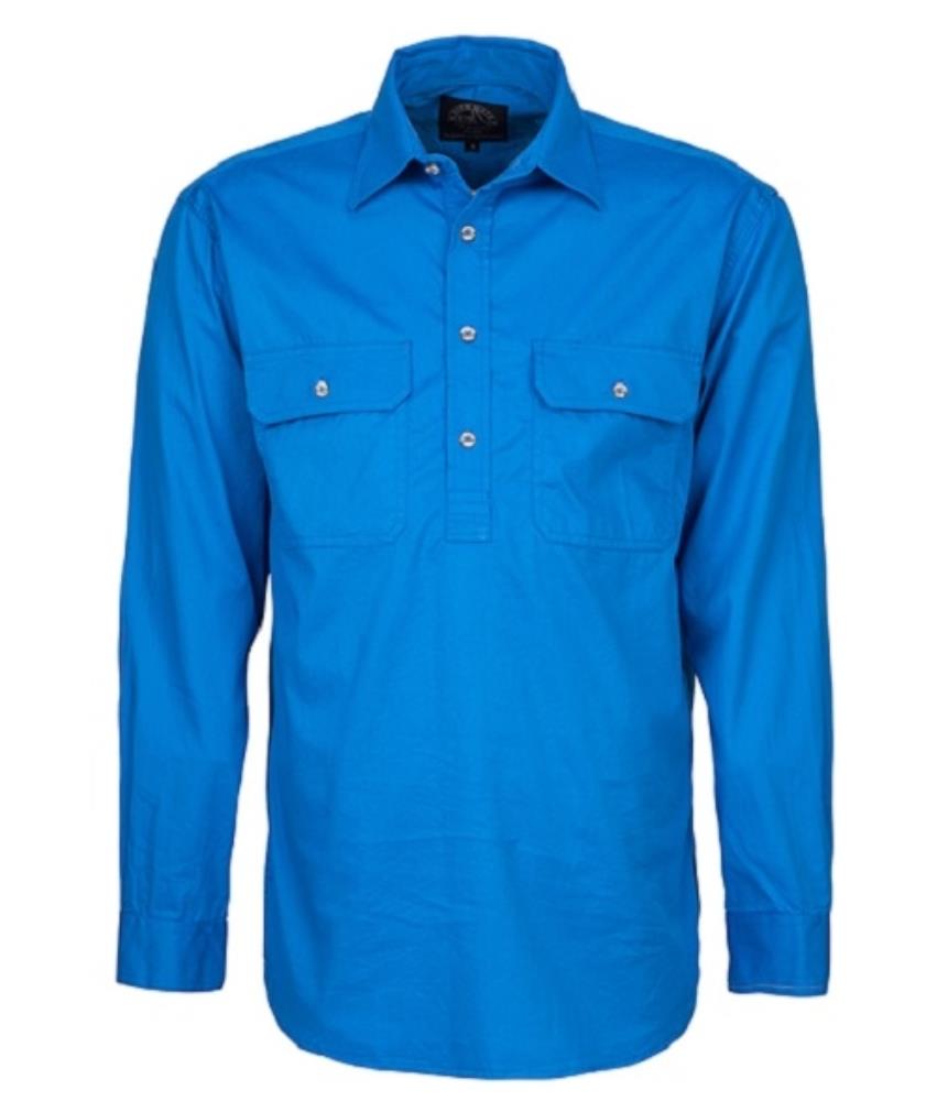 PILBARA RM200CF L/SL CLOSED FRONT SHIRT