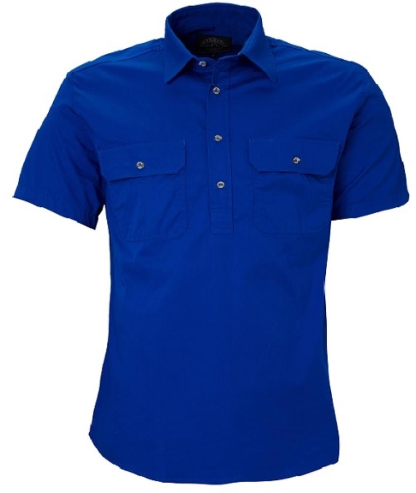 PILBARA RM200CFS S/SL CLOSED FRONT SHIRT