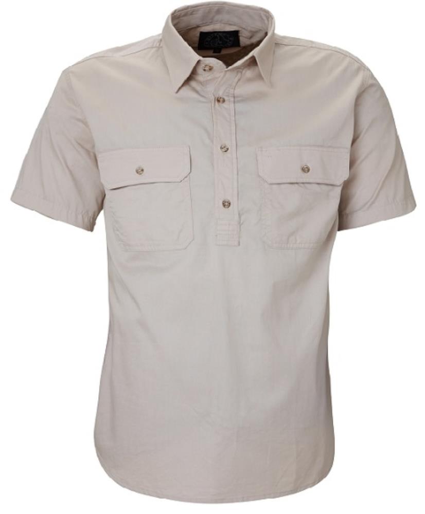 PILBARA RM200CFS S/SL CLOSED FRONT SHIRT