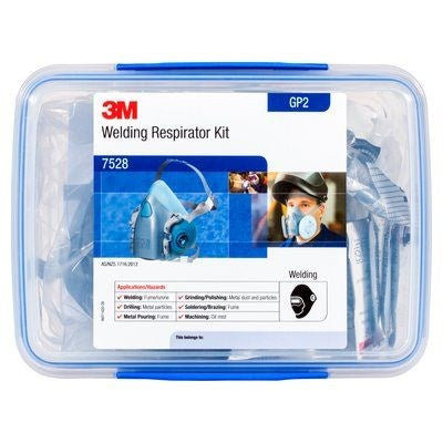 3M WELDING 1/2 FACE RESPIRATOR KIT 7528, (GP2)