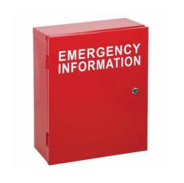 LOCKABLE EMERGENCY INFO MANIFEST CABINET