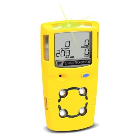 BW HONEYWELL MCXL-XWHM-Y-A GASALERT MICROCLIP XL MULTI-GAS (LEL, O2, H2S & CO) DETECTOR-RECHARGEABLE