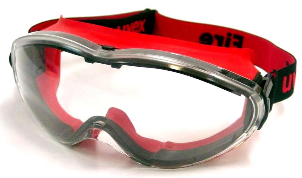 uvex fire goggles UVEX 9302-342 ULTRASONIC FIRE SAFETY GOGGLE-RED – All Trades Safety & Workwear Supplies