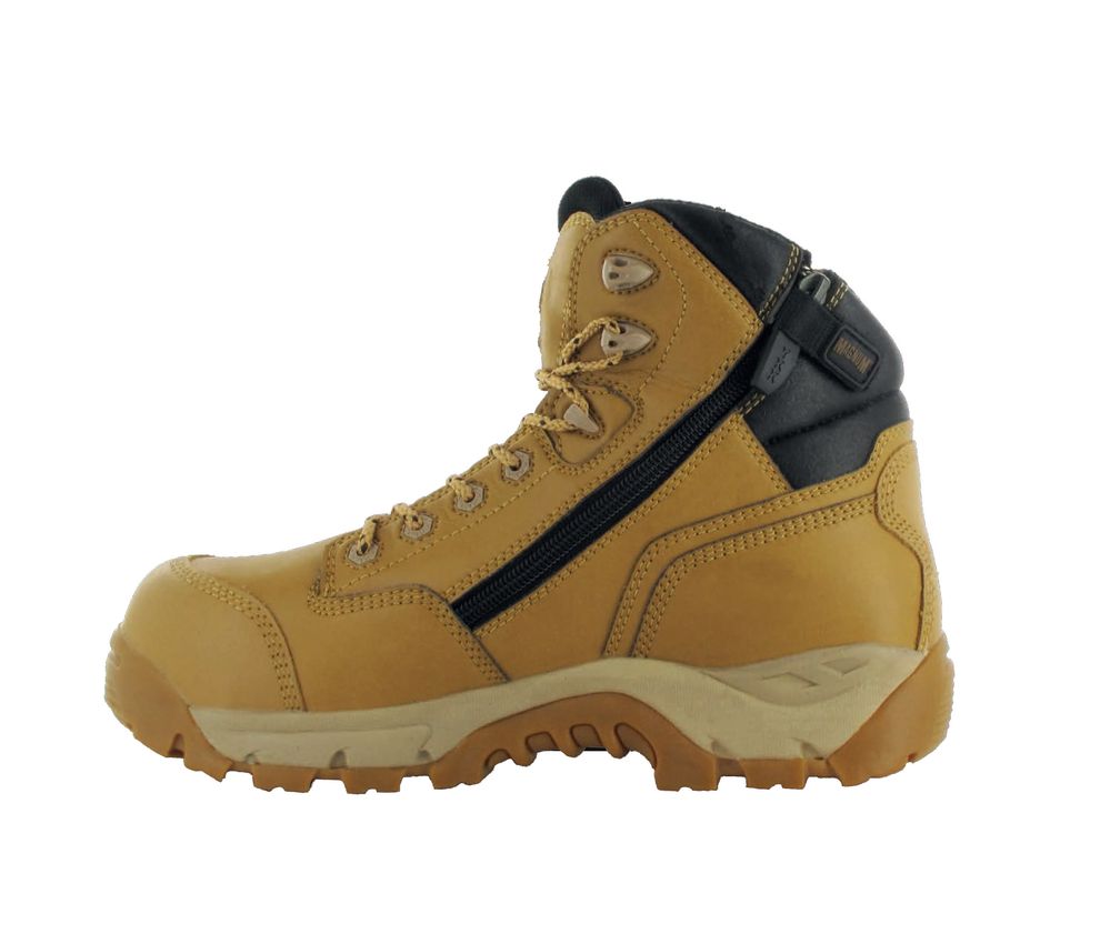 MAGNUM MPN150 PRECISION MAX SAFETY BOOTS-COMPOSITE TOE, SIDE ZIP, WATERPROOF