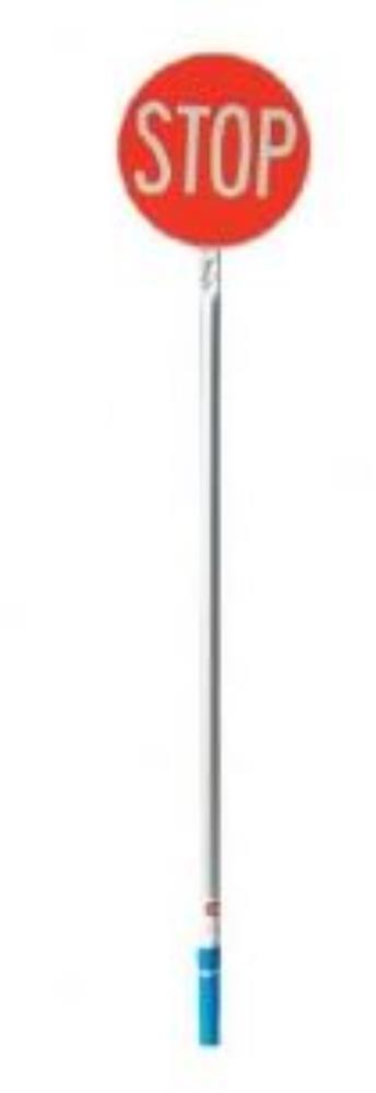 STOP/SLOW 450MM TRAFFIC BATS/ALUMINIUM HANDLE-EXTENDABLE