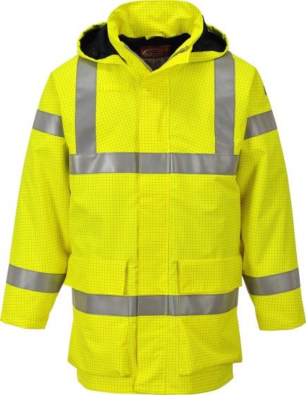 PORTWEST S774 BIZFLAME FRAS HI VIS MULTI LITE RAIN JACKET