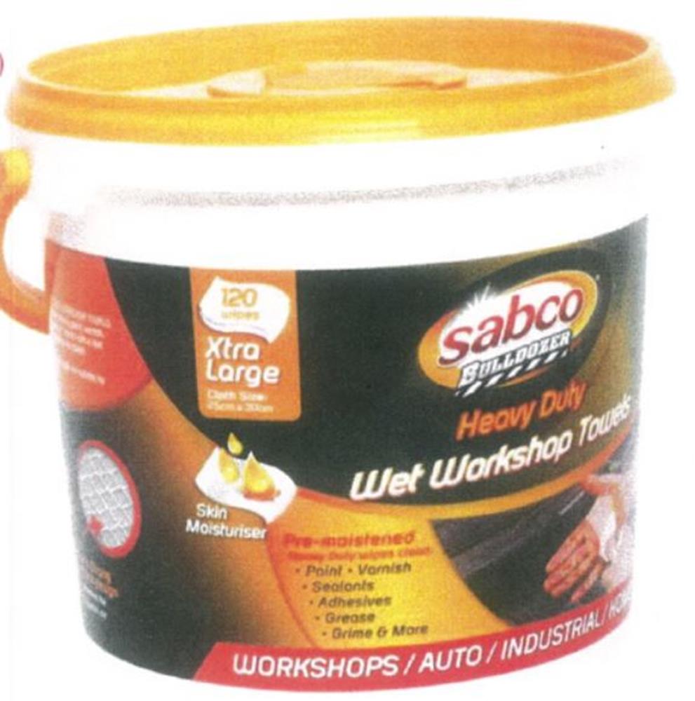 SABCO BULLDOZER WET WORKSHOP TOWELS-120/BUCKET