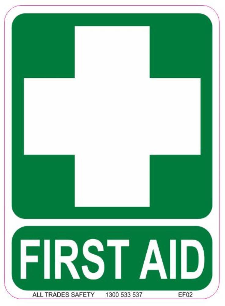 FIRST AID SYMBOL DECAL STICKER