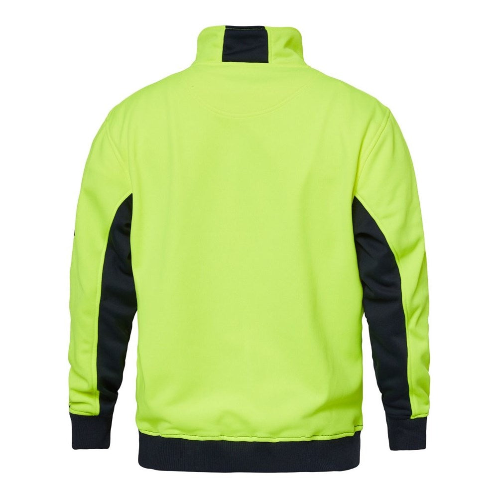 WORKCRAFT WT8012 CREST HI VIS TWO TONE 1/2 ZIP PULLOVER