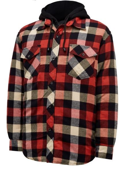 HARD YAKKA Y06690 QUILTED FLANNEL SHACKET