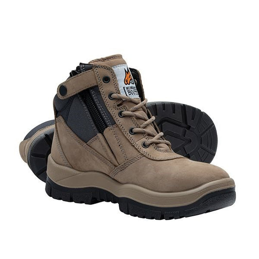 MONGREL 261060 SAFETY BOOTS - ZIP SIDE