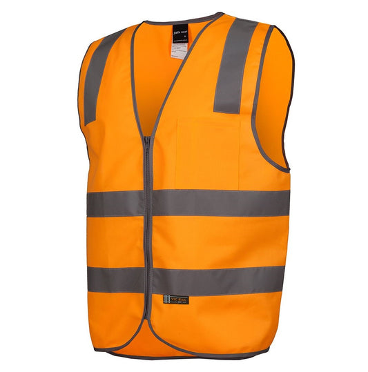 JB'S DAY/NIGHT VIC RAIL COMPLIANT ZIP FRONT SAFETY VEST