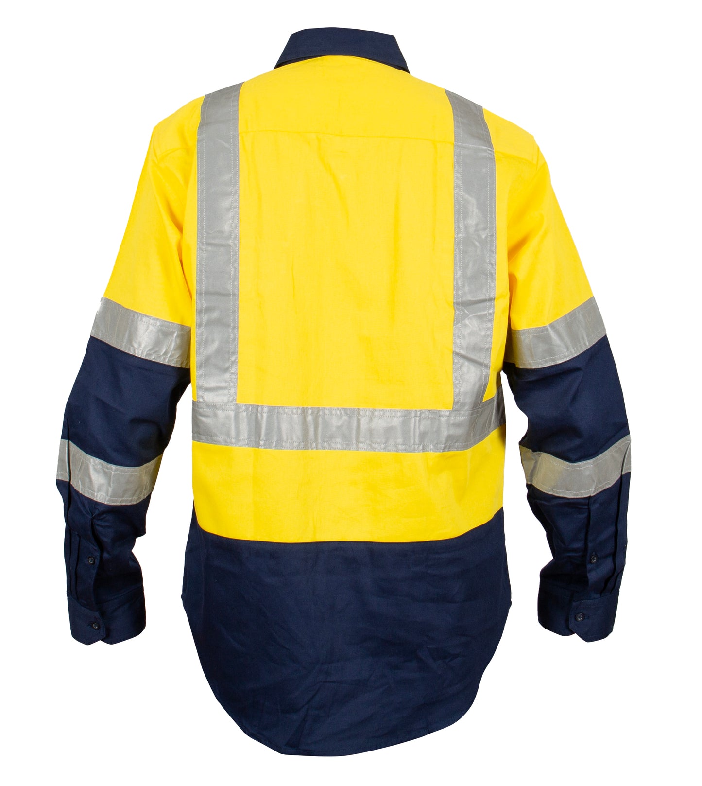 ATLAS 07388 L/SL REFLECTIVE HI VIS COTTON DRILL SHIRT