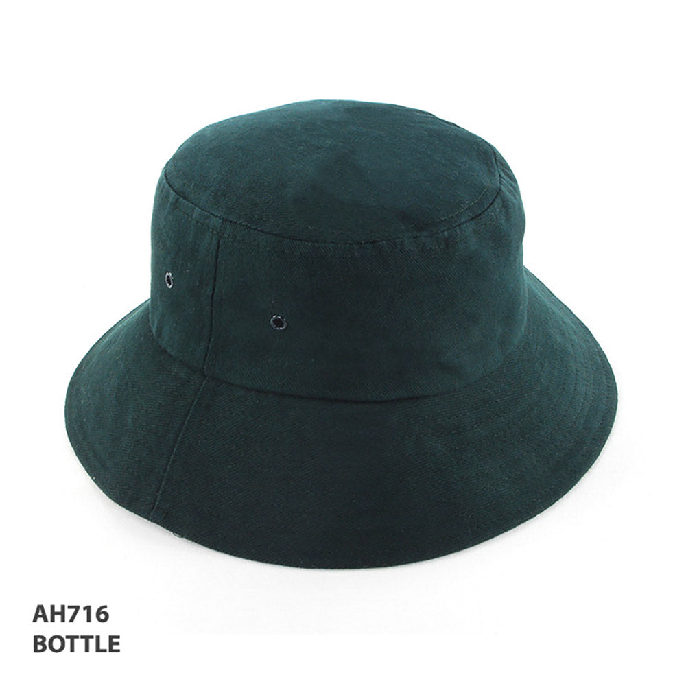 GRACE COLLECTION KIDS COTTON DRILL BUCKET HAT W/TOGGLE
