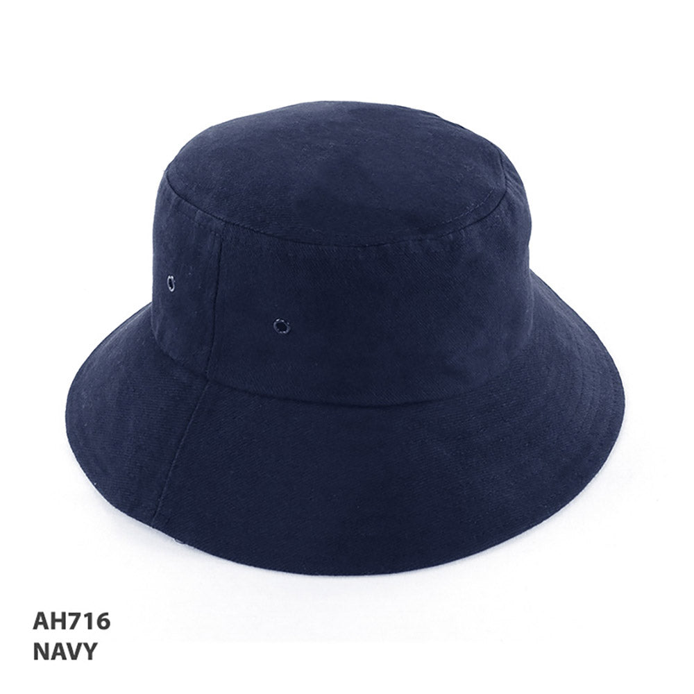 GRACE COLLECTION KIDS COTTON DRILL BUCKET HAT W/TOGGLE