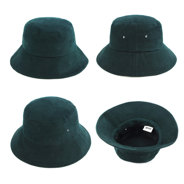 GRACE COLLECTION KIDS COTTON DRILL BUCKET HAT W/TOGGLE