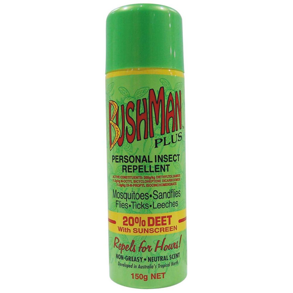 BUSHMAN INSECT REPELLANT PLUS SUNSCREEN-150GM