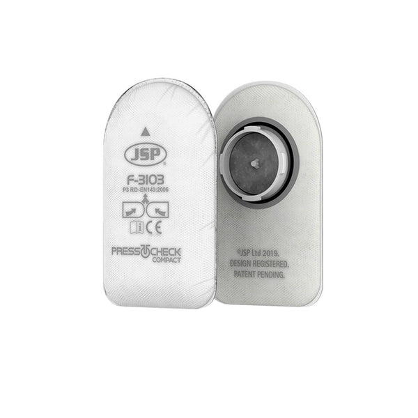 JSP FORCE TYPHOON PRESSTOCHECK COMPACT P2/P3 WITH ODOUR LAYER (F-3103) FILTERS