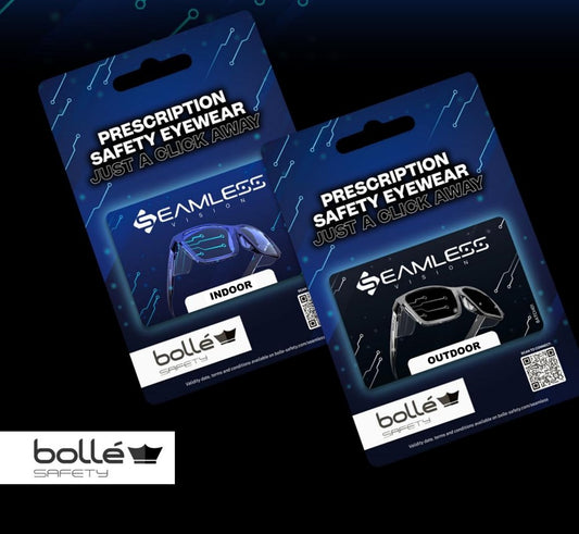 BOLLE VOUCP72A SEAMLESS INDOOR PRESCRIPTION SAFETY GLASSES